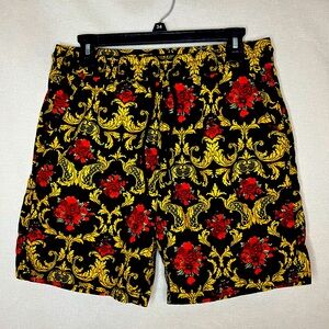 Cactus Man Ricky Singh paisley floral print shorts, men’s size 32